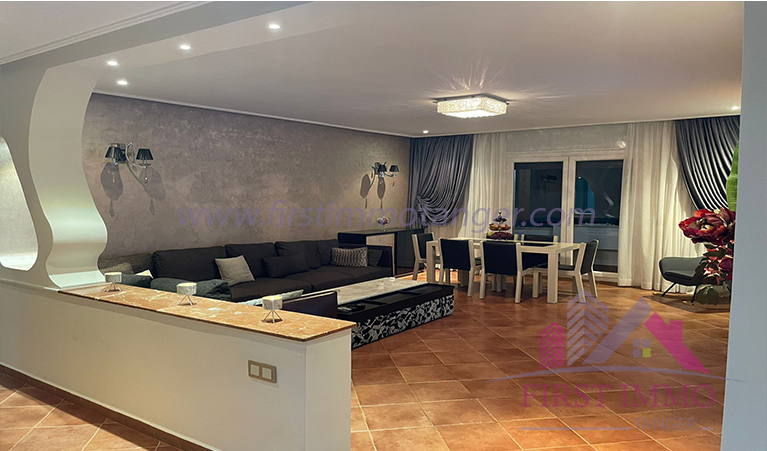 chic appartement meublé avec vue mer à louer